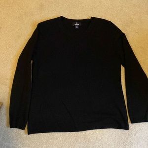 Black cashmere womens sweater